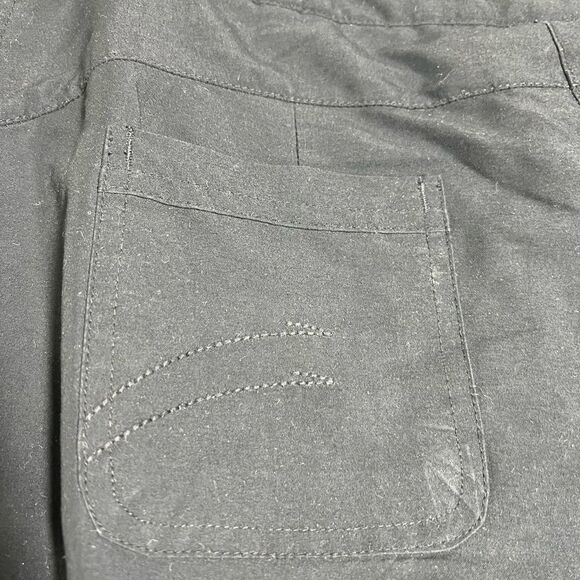 Quehua France Parachute Loose-Fit Trousers Fleece-lined Size S Black UltraLight - Picture 9 of 16